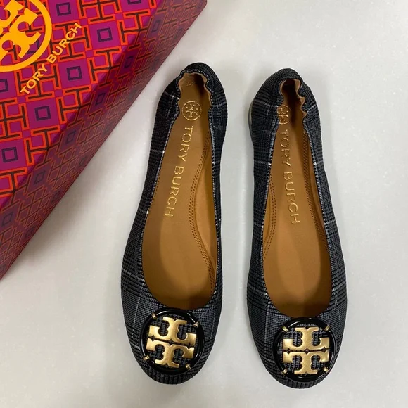 Tory Burch Ballet Flat Prince of Wales